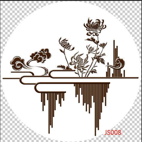 专业纱画丝画壁画_金属造型